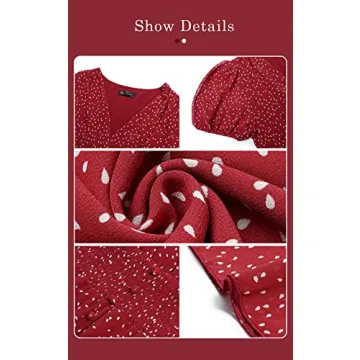 PRETTYGARDEN Women's Floral Midi Dress - Flowy Style