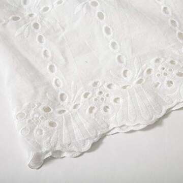 BerryGo Women's Boho White Beach Dress Embroidery Off Shoulder Ruffle Dress