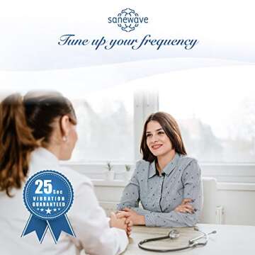 SANEWAVE 528Hz Premium Tuning Fork Medical Healing Instrument Aluminum Soft Bag Chakra Unblocking, DNA Repair Stress Reliever