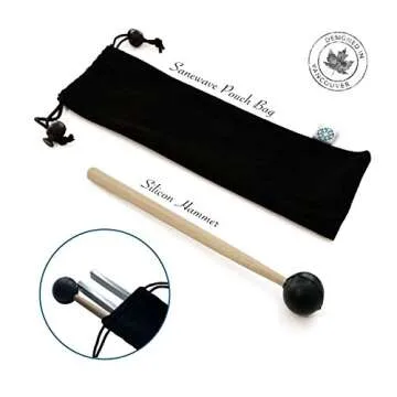 SANEWAVE 528Hz Premium Tuning Fork Medical Healing Instrument Aluminum Soft Bag Chakra Unblocking, DNA Repair Stress Reliever