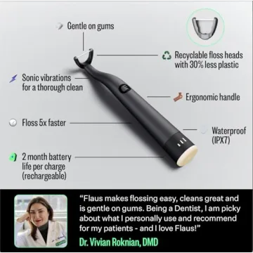 FLAUS Electric Flosser Eco-Friendly Easy Gum Care