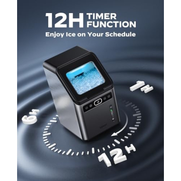 Silonn Nugget Ice Maker with Easy Self-Cleaning