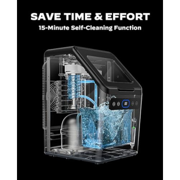 Silonn Nugget Ice Maker with Easy Self-Cleaning