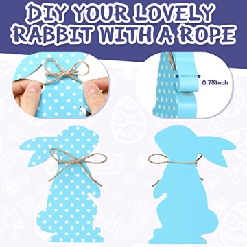 Adorable Wooden Bunny Decorations for Easter