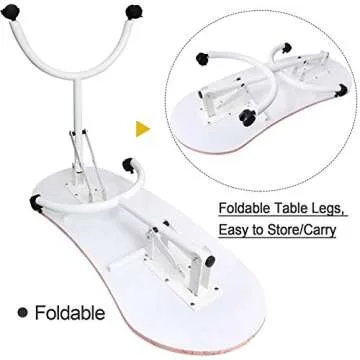 Kalolary Portable Manicure Table for Nail Professionals