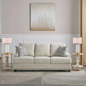 Kyrid 23.5'' Glass Table Lamp Set with USB Ports and Bulbs