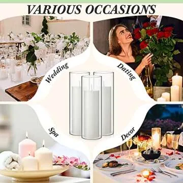 Didaey 18 Set Candle Holders & Pillars for Home Decor