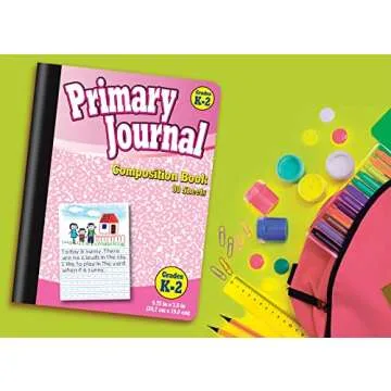 Better Office Products Primary Journal 4-Pack for Kids