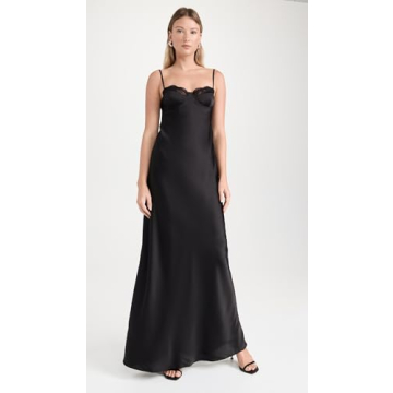 MISHA Women's Anita Dress in Black for Elegant Occasions