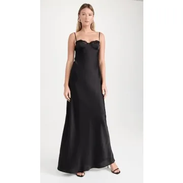 MISHA Women's Anita Dress in Black for Elegant Occasions
