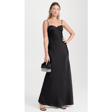 MISHA Women's Anita Dress in Black for Elegant Occasions