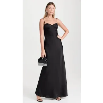 MISHA Women's Anita Dress in Black for Elegant Occasions