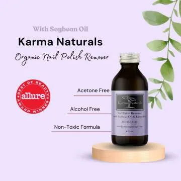 Karma Organic Non-Toxic Nail Polish Remover 4 fl. Oz