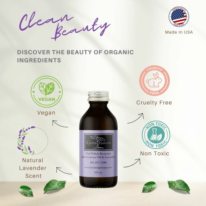 Karma Organic Non-Toxic Nail Polish Remover 4 fl. Oz