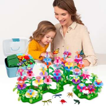 Creative Gardening Set with 156 Pieces for Toddlers' Play