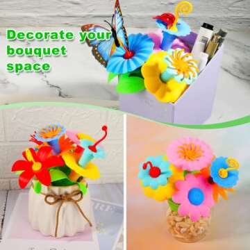 156 PCS Flower Garden Building Set for Toddlers