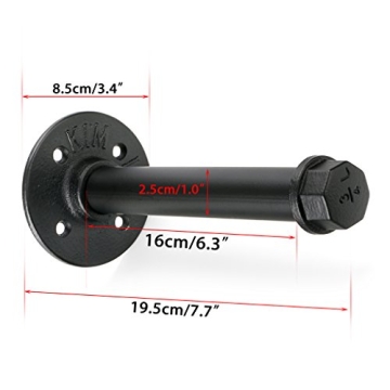 Sumnacon Heavy Duty Industrial Pipe Clothes Bar Rack