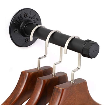 Sumnacon Heavy Duty Industrial Pipe Clothes Bar Rack