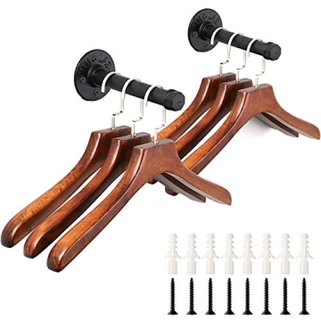 Sumnacon Heavy Duty Industrial Pipe Clothes Bar Rack