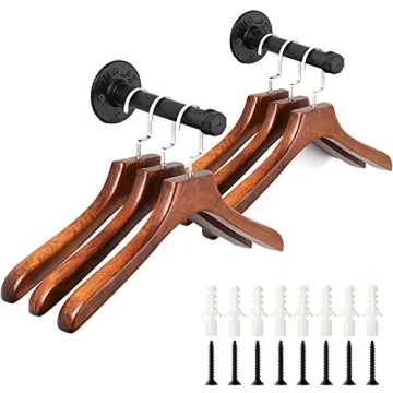 Sumnacon Heavy Duty Industrial Pipe Clothes Bar Rack