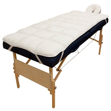 Luxury Body Linen Abundance Massage Table Pad Set with Face Cradle Cover for Ultimate Comfort