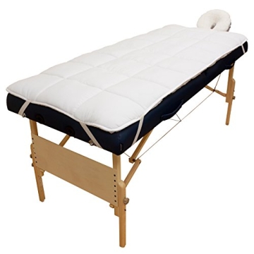 Body Linen Abundance Deluxe Massage Table Pad Set with Face Cradle