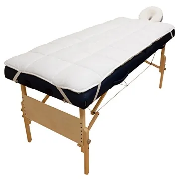 Body Linen Abundance Deluxe Massage Table Pad Set with Face Cradle