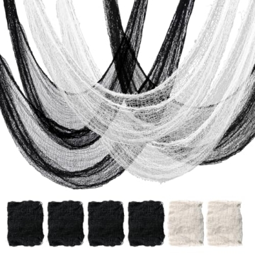 Mcupper 6 Pack Halloween Creepy Cloth - Scary Indoor & Outdoor Decor