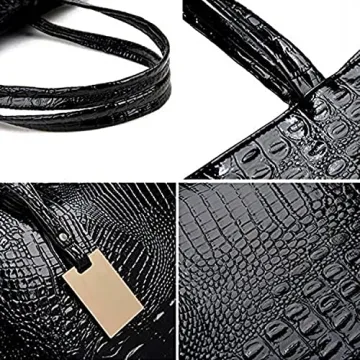 Women's Crocodile Large Tote Handbag Sale