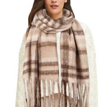 BLATIAL Women's Thick Warm Soft Colorful Scarf