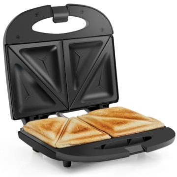 Elite Gourmet ESM2207 Panini Maker: Compact, Non-Stick, Versatile