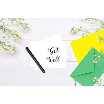 Colorful Envelopes and Blank Cards - 105 Pack