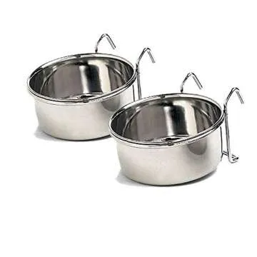 Ethical Stainless Steel Coop Cup for Dog Feeding, 10-Ounce Set