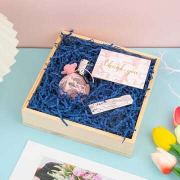 Caleihd Crinkle Paper Grass Filler for Gift Baskets & Boxes