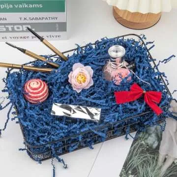 Caleihd Crinkle Paper Grass Filler for Gift Baskets & Boxes