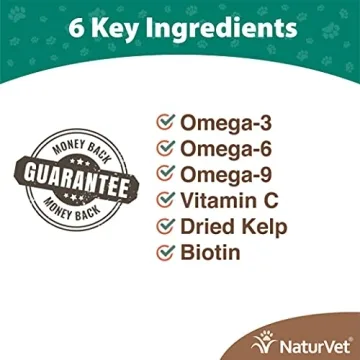 NaturVet Skin and Coat Omega Supplement for Pets 14oz