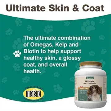 NaturVet Skin and Coat Omega Supplement for Pets 14oz