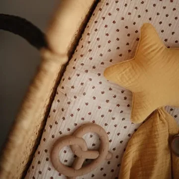 Mushie Silicone Baby Teether Toy in Cute Pretzel Design