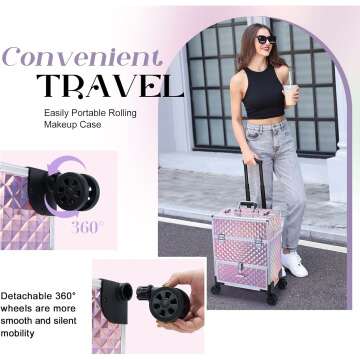 Adazzo Wheeled Manicure Trolley for Professionals