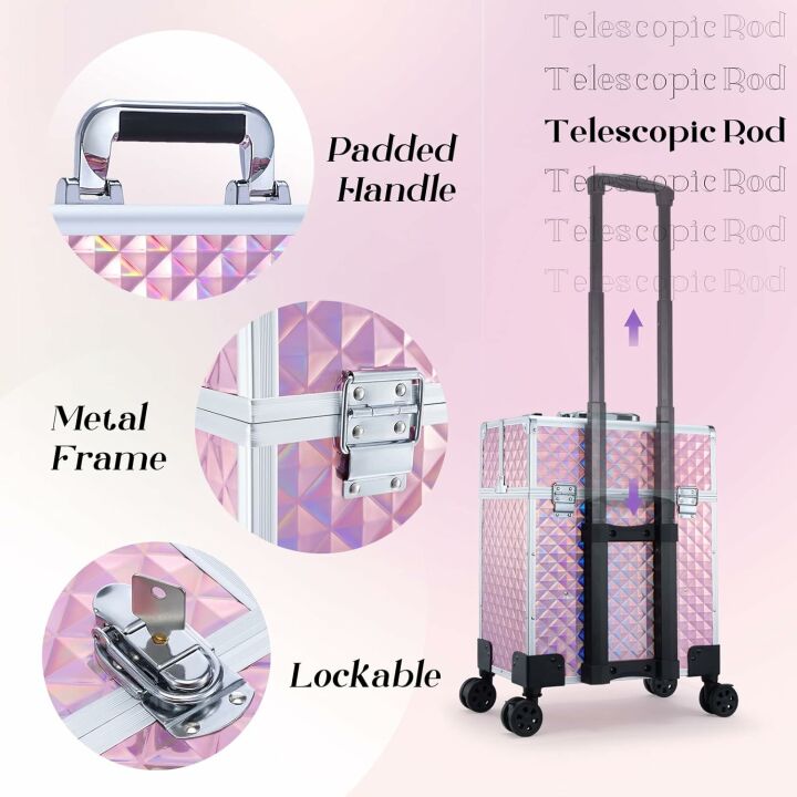 Adazzo Wheeled Manicure Trolley for Professionals