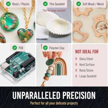 CRAFT911 Pin Vise Hand Drill Manual - Jewelry Drill w/Micro Drill Bits (0.8mm-2.5mm) - Rotary Craft Drill for Jewelry Making, Resin, Wood, Plastic, Miniature, Beads, Clay Etc