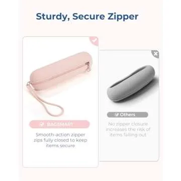 BAGSMART Makeup Brush Holder Bag, Travel Small Makeup Bag for Purse, Make Up Brush Bag Case Cosmetic...