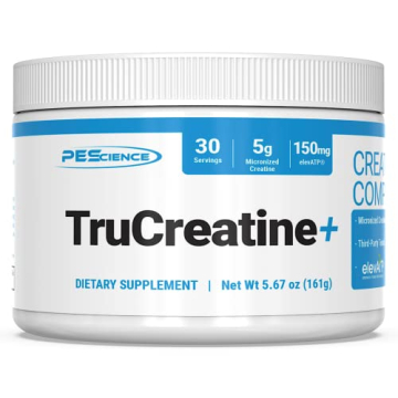 PEScience TruCreatine+, Pure Creatine & ElevATP Powder 30 Servings