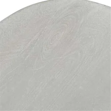 Kosas Home Maya Mango Wood End Table - Stylish Gray Finish