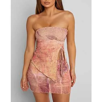 Leyajedol Y2k 2 Piece Skirt Set for Women