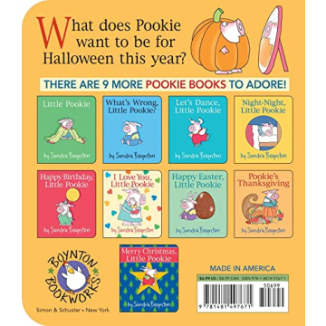 Engaging Halloween Board Book Spooky Pookie for Toddlers