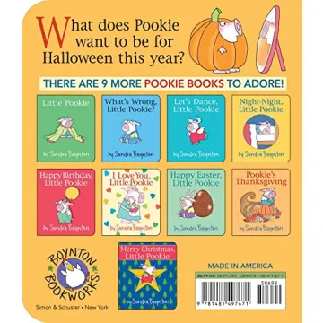 Engaging Halloween Board Book Spooky Pookie for Toddlers