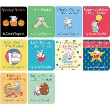 Engaging Halloween Board Book Spooky Pookie for Toddlers