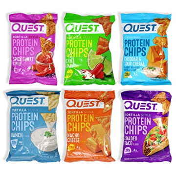 Quest Tortilla Protein Chips 6 Flavors Variety Pack