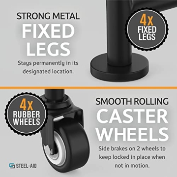 Adjustable Rolling Tire Rack with Protective Cover & Wheels